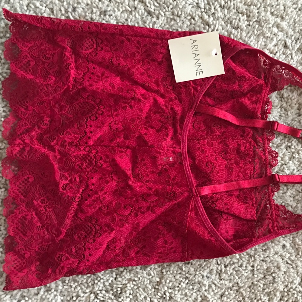 NWT Arianne Camisole RED (Small) - Picture 3 of 6